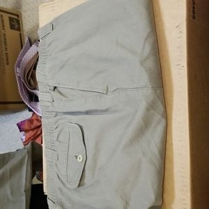 2 pair of Harbor bay Pants Tan 1x32 2x30 green